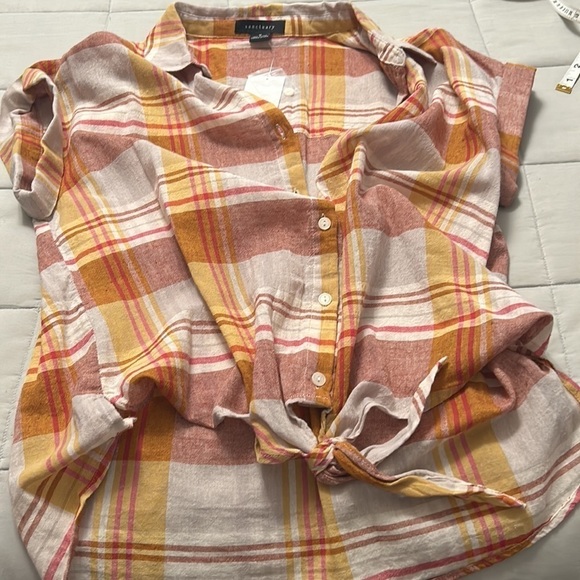 SANCTUARY Bottom Down Top with front bottom tie NWT - Picture 8 of 8